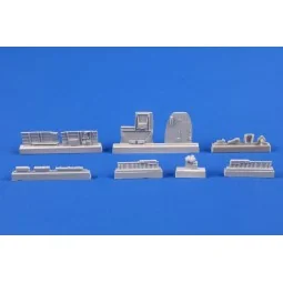 B-25C/D Nose Compartment (Bomb Aimer's Station), 1/72 - CMK 129-7429