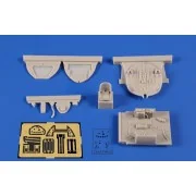 F4F-4 Wildcat Interior, 1/72 - CMK 129-7434