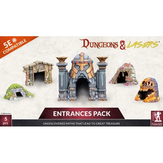 Dungeons & Lasers Expansion Set: ENTRANCES PACK - Archon Studio DNL...
