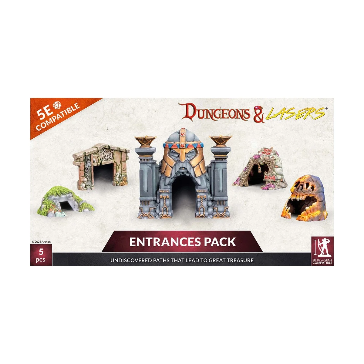 Dungeons & Lasers Expansion Set: ENTRANCES PACK - Archon Studio DNL...