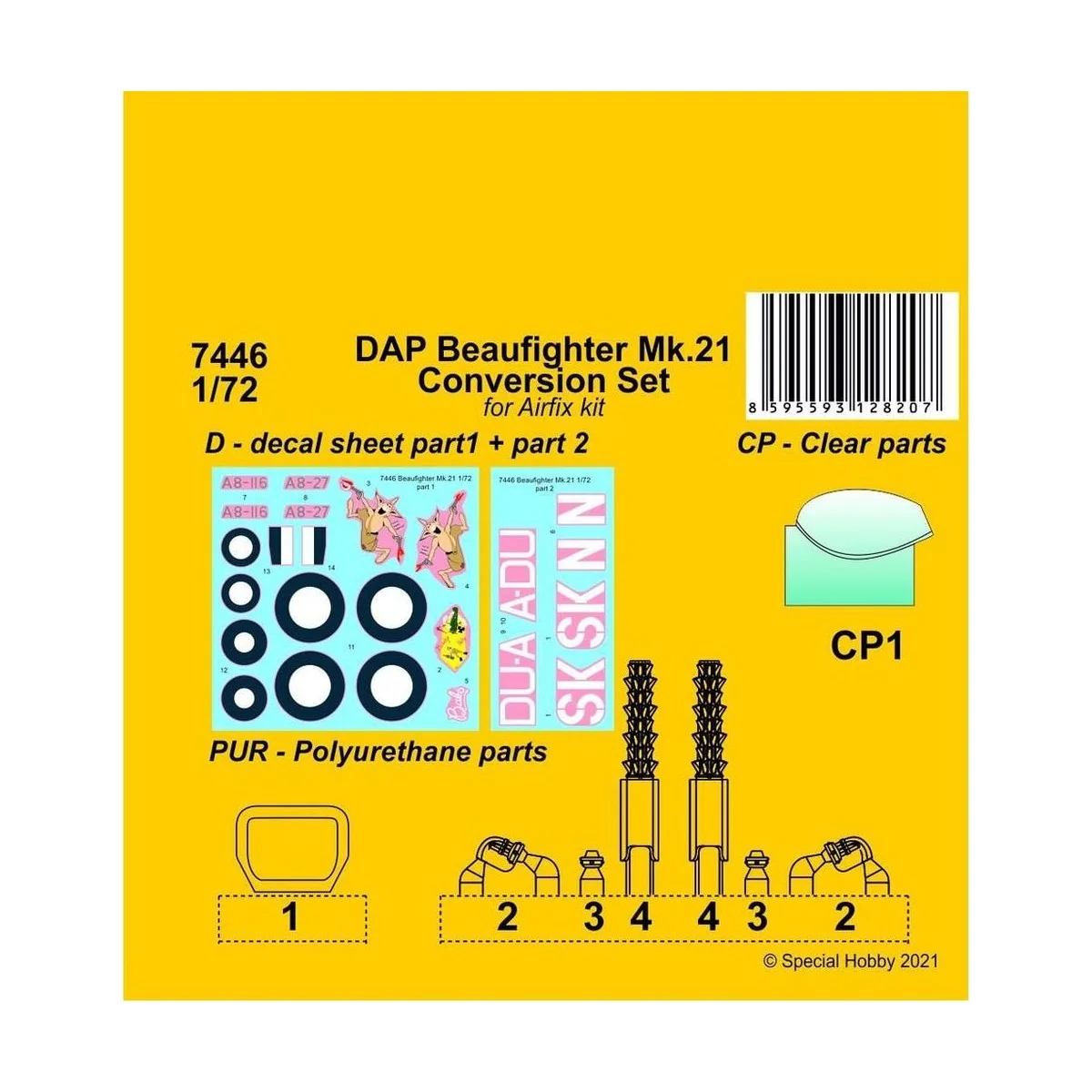 DAP Beaufighter Mk.21 Conversion Set - CMK 129-7446