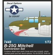 B-25G Mitchell 75 mm Gun Nose Conversion Set, 1/72 - CMK 129-7448