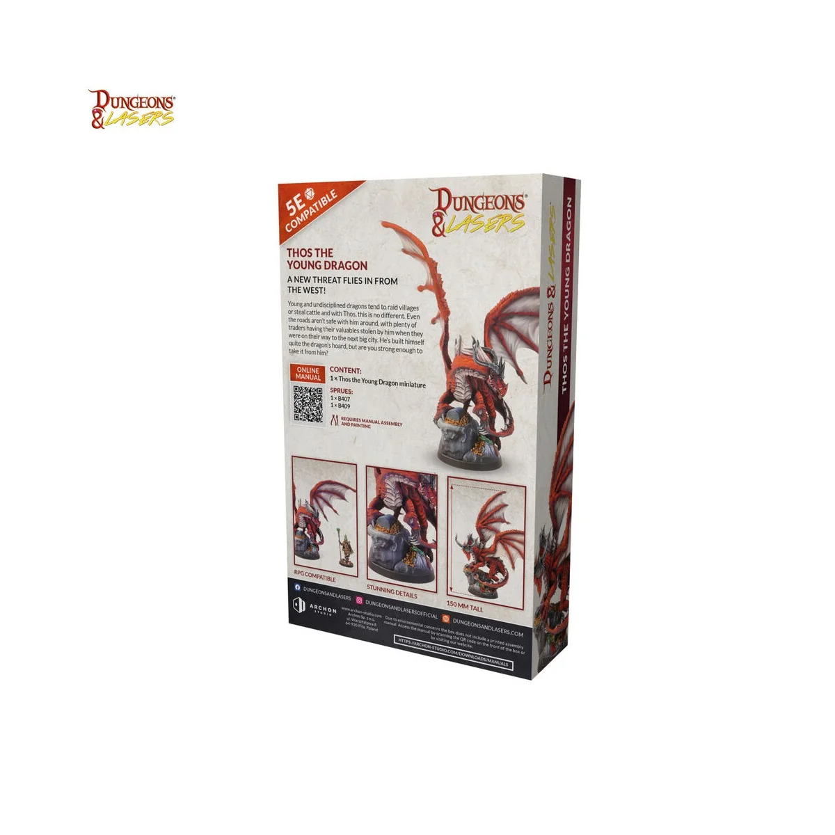 Dungeons & Lasers Dragons: THOS THE YOUNG DRAGON - Archon Studio DN...