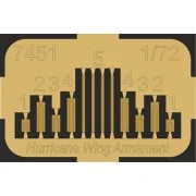 Hurricane Wing Armament (8 guns), 1/72 - CMK 129-7451 Hurricane Wing Armament (8 guns), 1/72 - CMK 129-7451