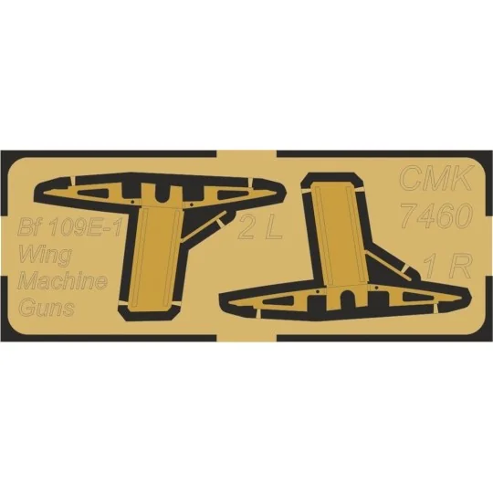Messerschmitt Bf 109E-1/5 Wing Machine Guns, 1/72 - CMK 129-7460 Messerschmitt Bf 109E-1/5 Wing Machine Guns, 1/72 - CMK 129-7460