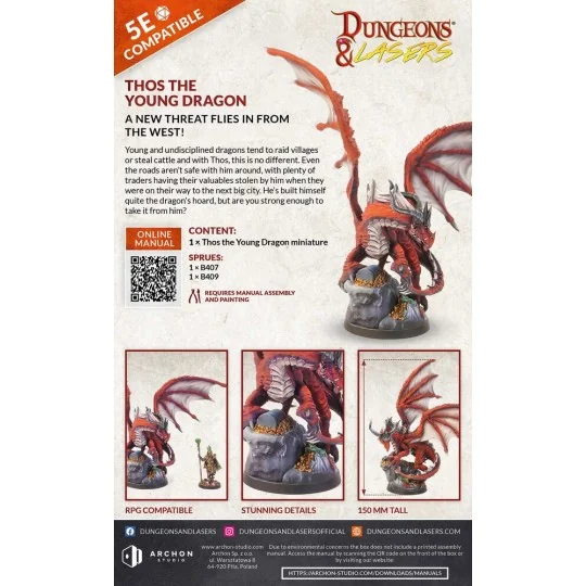 Dungeons & Lasers Dragons: THOS THE YOUNG DRAGON - Archon Studio DN...