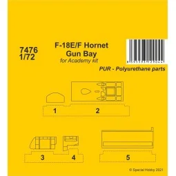 F-18E/F Hornet Gun Bay - CMK 129-7476