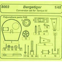 Bergetiger - conversion set für Tamiya Bausatz - CMK 129-8003