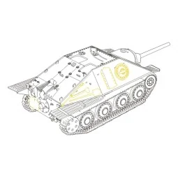 Hetzer G-13 Swiss post-war version für Tamiya-Bausatz, 1/48 - CMK 1...