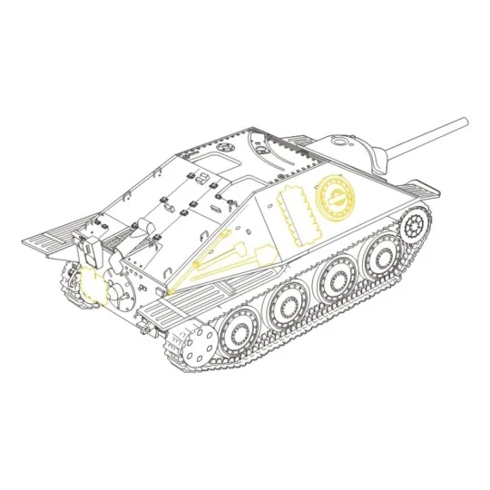Hetzer G-13 Swiss post-war version für Tamiya-Bausatz - CMK 129-8010