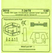 T-34/76 model 1941 112 Sormovo für Tamiya-Bausatz - CMK 129-8016