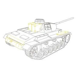 Pz.Kpfw. III Ausf. L ''control tank'' für Tamiya-Bausatz - CMK 129-...