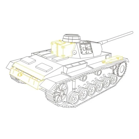 Pz.Kpfw. III Ausf. L ''control tank'' für Tamiya-Bausatz, 1/48 - CM... Pz.Kpfw. III Ausf. L ''control tank'' für Tamiya-Bausatz, 1/48 - CM...