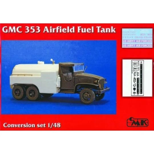 GMC 353 Airfield fuel tank Conversion set, 1/48 - CMK 129-8028 GMC 353 Airfield fuel tank Conversion set, 1/48 - CMK 129-8028