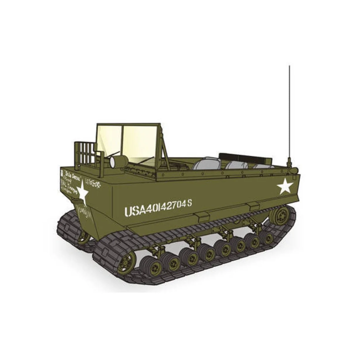 M29 Weasel full resin kit, 1/48 - CMK 129-8049