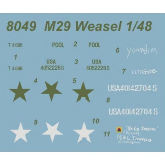 M29 Weasel full resin kit, 1/48 - CMK 129-8049