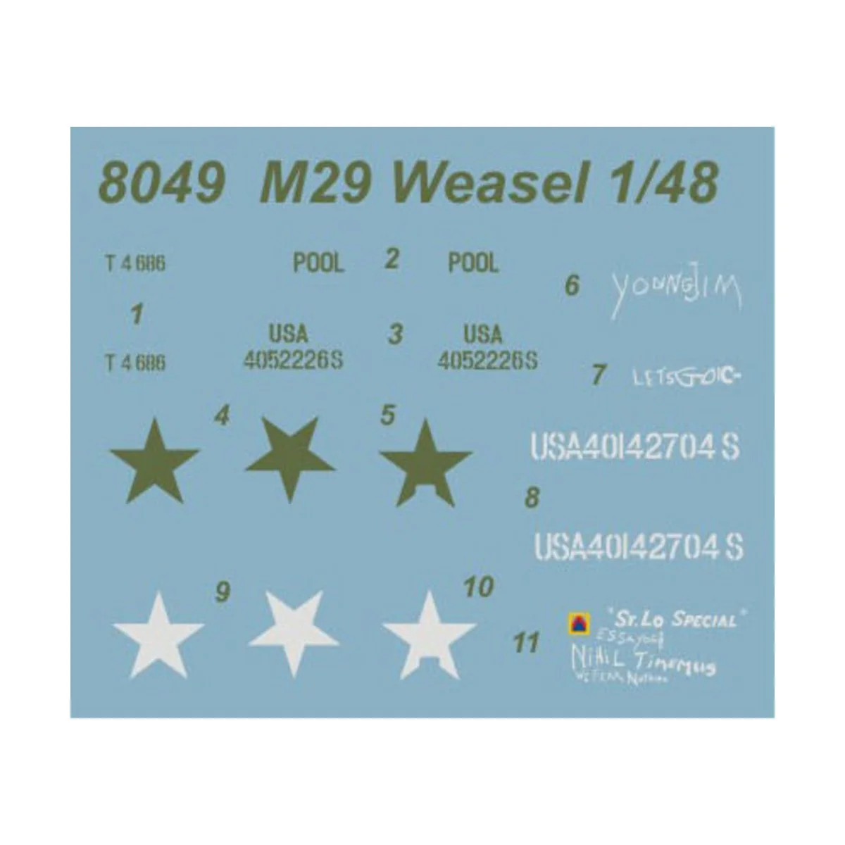 M29 Weasel full resin kit, 1/48 - CMK 129-8049