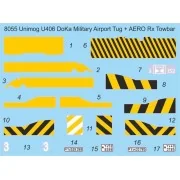 Unimog U406 DoKa Military Airport Tug + Towbar, 1/48 - CMK 129-8055