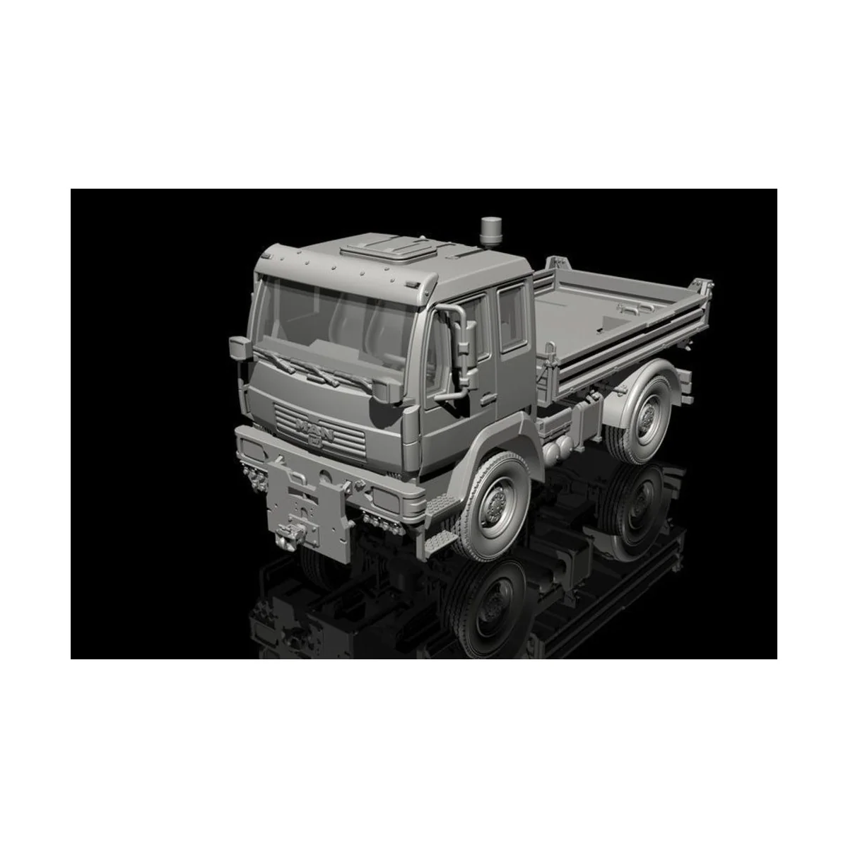 MAN LE 10.220 Bundeswehr Military Aircra Tug + Towbar, 1/48 - CMK 1...