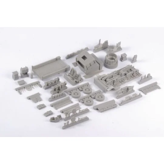 MAN LE 10.220 Bundeswehr Military Aircra Tug + Towbar, 1/48 - CMK 1...