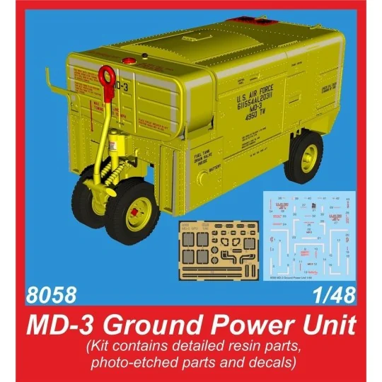 MD-3 Ground Power Unit, 1/48 - CMK 129-8058 MD-3 Ground Power Unit, 1/48 - CMK 129-8058