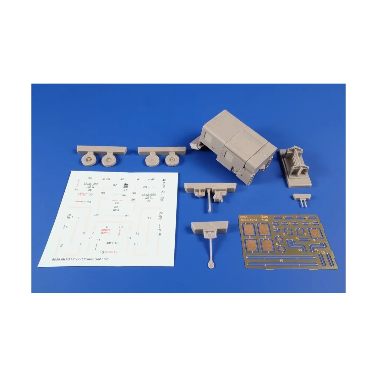 MD-3 Ground Power Unit, 1/48 - CMK 129-8058 MD-3 Ground Power Unit, 1/48 - CMK 129-8058