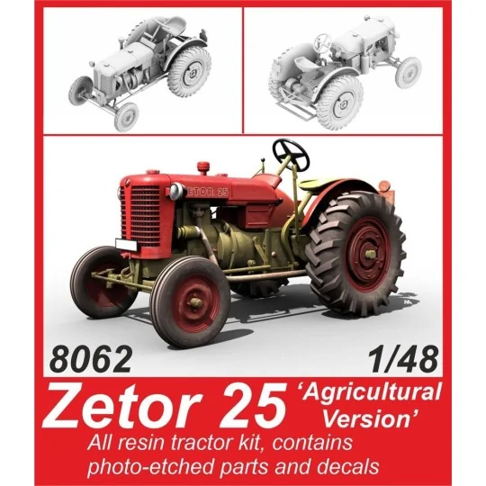 Zetor 25 'Agricultural Version ', 1/48 - CMK 129-8062