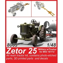 Zetor 25 'Military w/Towbar for MiG 15/17s', 1/48 - CMK 129-8063