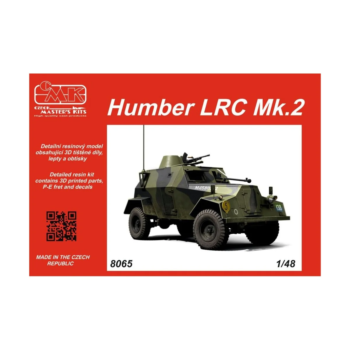 Humber LRC Mk.2, 1/48 - CMK 129-8065 Humber LRC Mk.2, 1/48 - CMK 129-8065