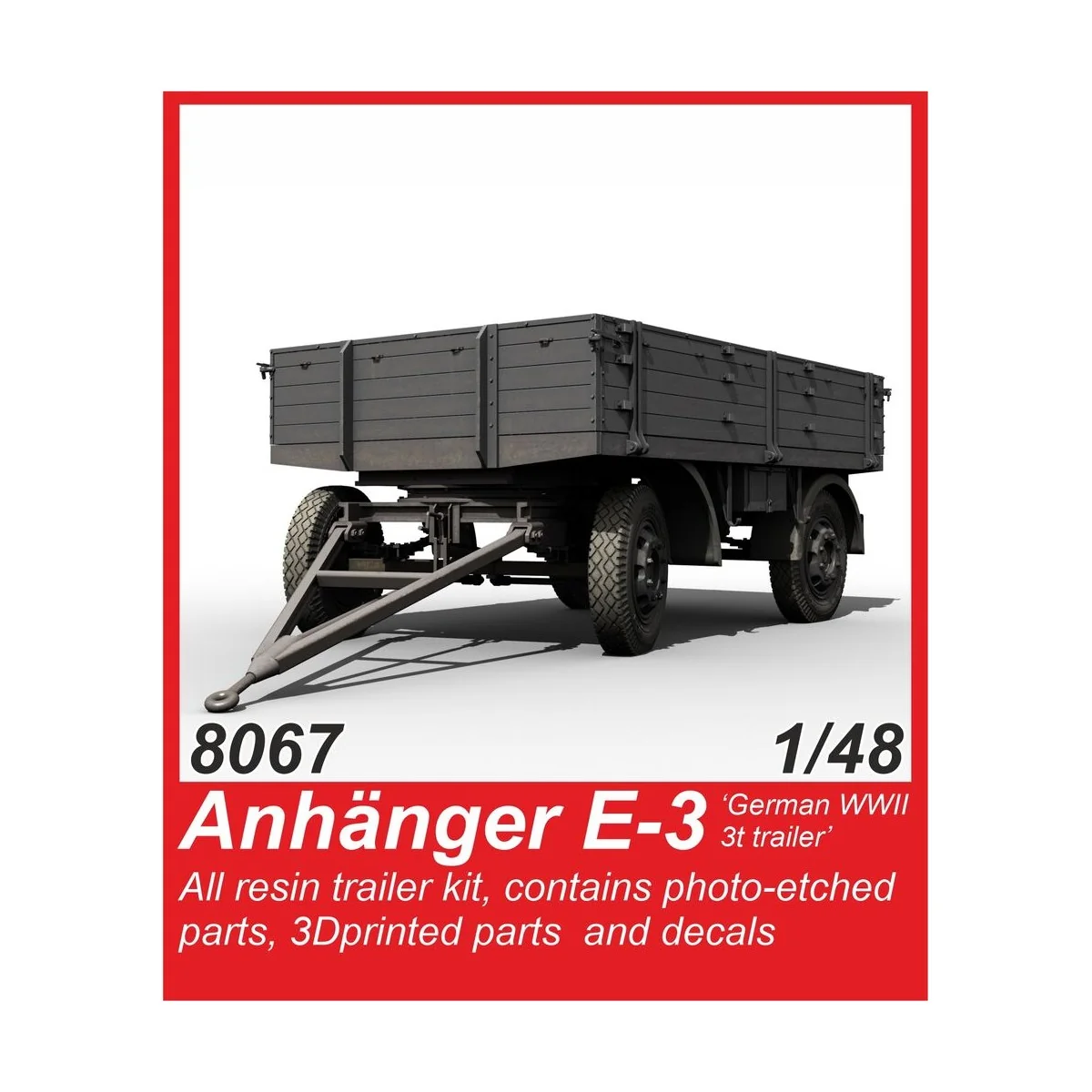 E-3 German WWII Trailer 1/48 - CMK 129-8067