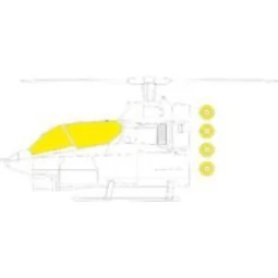 AH-1G, 1/48 - Eduard Accessories EX862