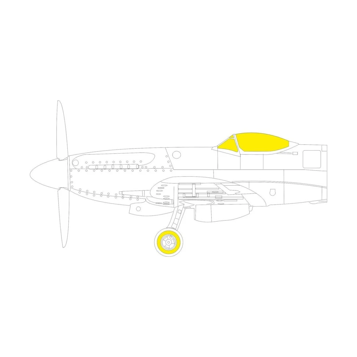 Spitfire F Mk.XVIII TFace - Eduard Accessories EX886