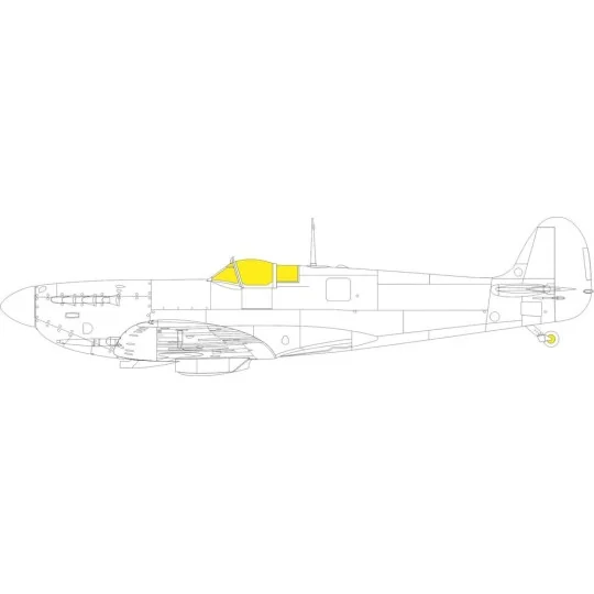Spitfire Mk.XII for AIRFIX - Eduard Accessories EX897