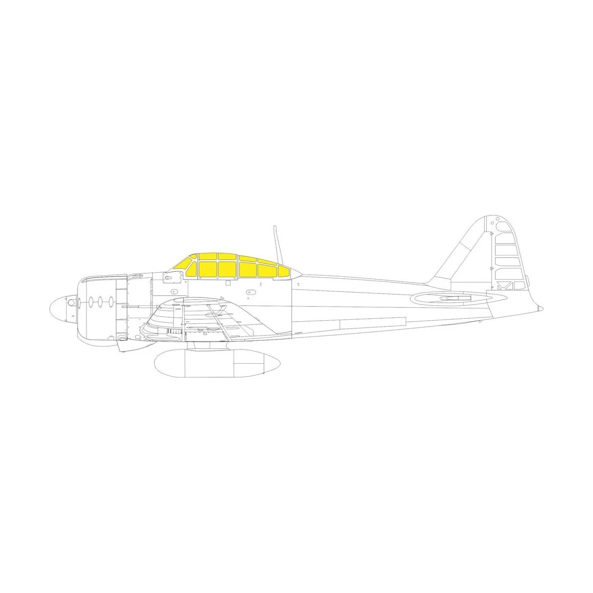 A6M3 Zero TFace for EDUARD, 1/48 - Eduard Accessories EX899