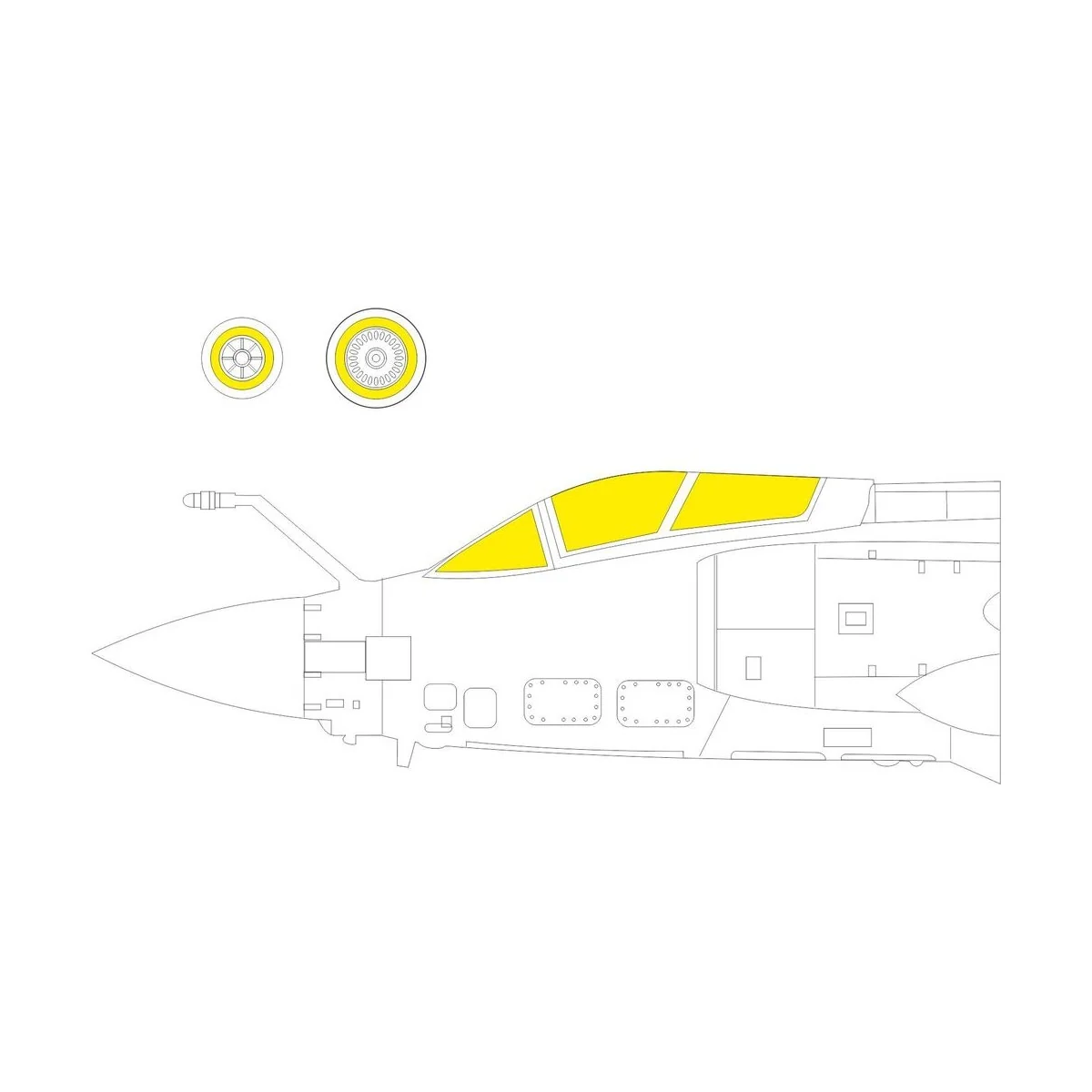 Buccaneer S.2C/D TFace for AIRFIX - Eduard Accessories EX907