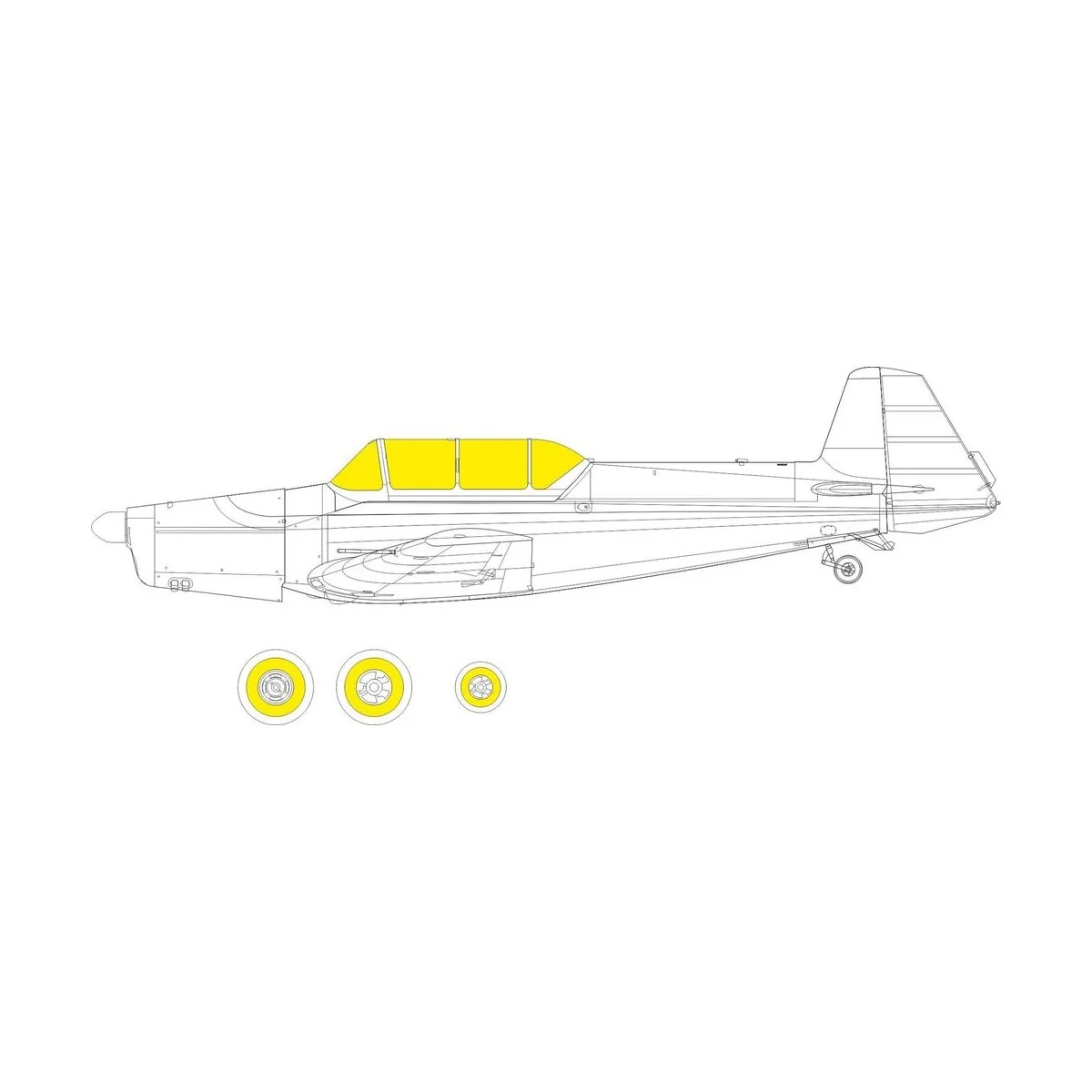 Z-326 TFace for EDUARD, 1/48 - Eduard Accessories EX912