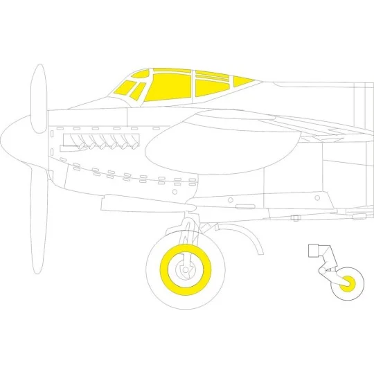 Mosquito B Mk.IV TFace for TAMIYA - Eduard Accessories EX913
