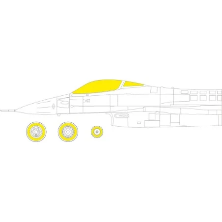 F-16A MLU TFace 1/48 KINETIC, 1/48 - Eduard Accessories EX930