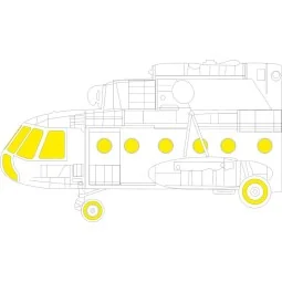 Mi-8MT TFace 1/48 ZVEZDA - Eduard Accessories EX933