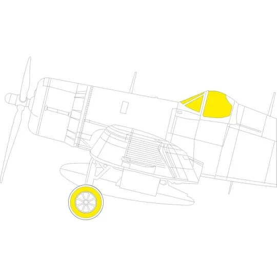 F4U-1D TFace 1/48 HOBBY BOSS - Eduard Accessories EX936