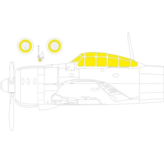 A6M2b TFace 1/48 ACADEMY - Eduard Accessories EX937