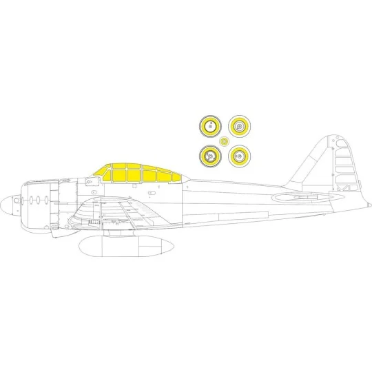 A6M2 Zero Type 21 Weekend 1/48 EDUARD, 1/48 - Eduard Accessories EX951 A6M2 Zero Type 21 Weekend 1/48 EDUARD, 1/48 - Eduard Accessories EX951