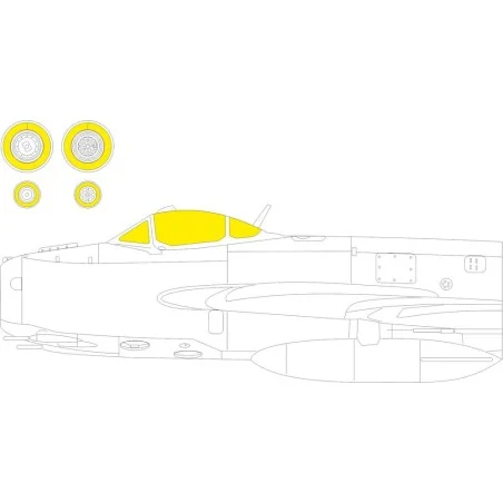 MiG-17F 1/48 AMMO, 1/48 - Eduard Accessories EX957