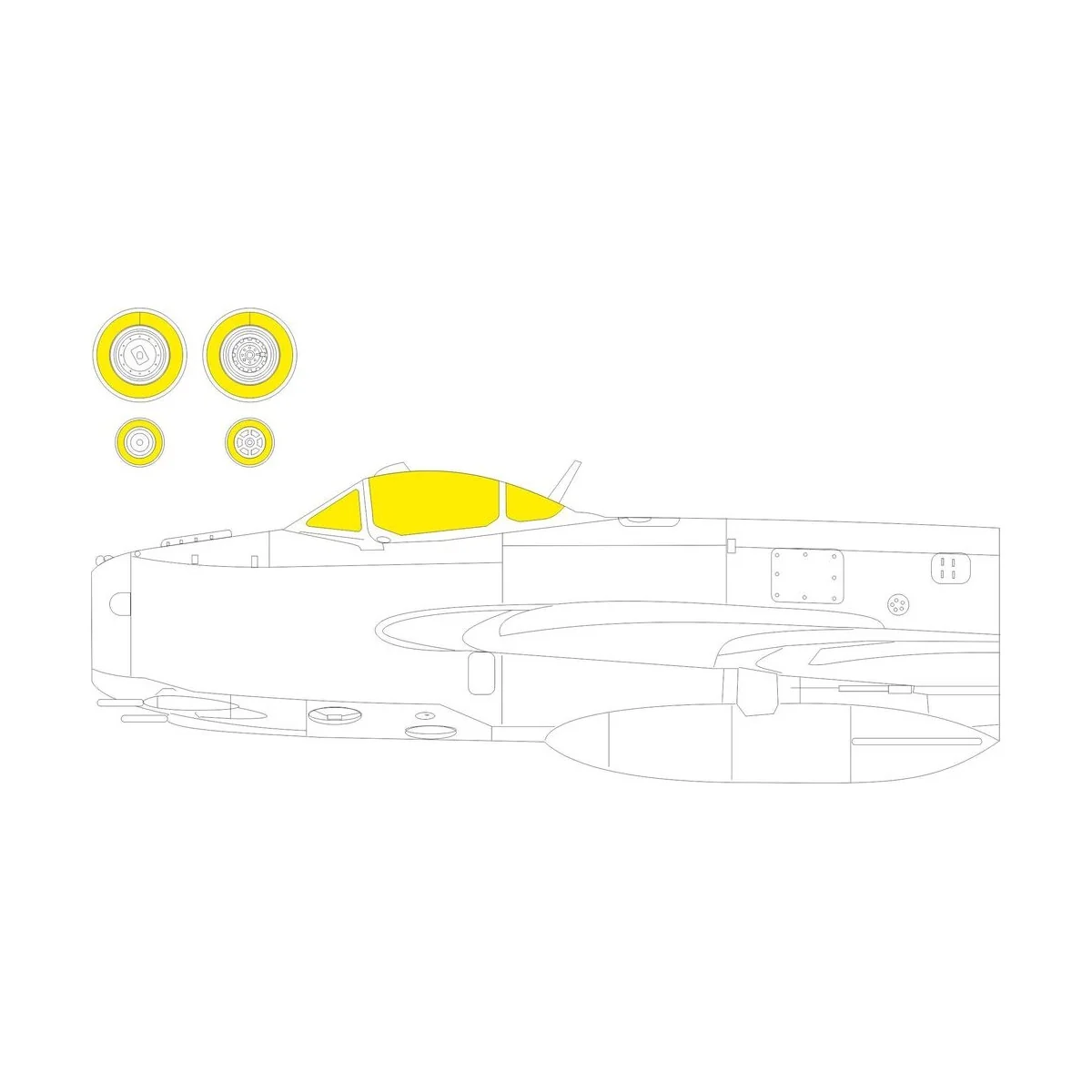 MiG-17F 1/48 AMMO, 1/48 - Eduard Accessories EX957