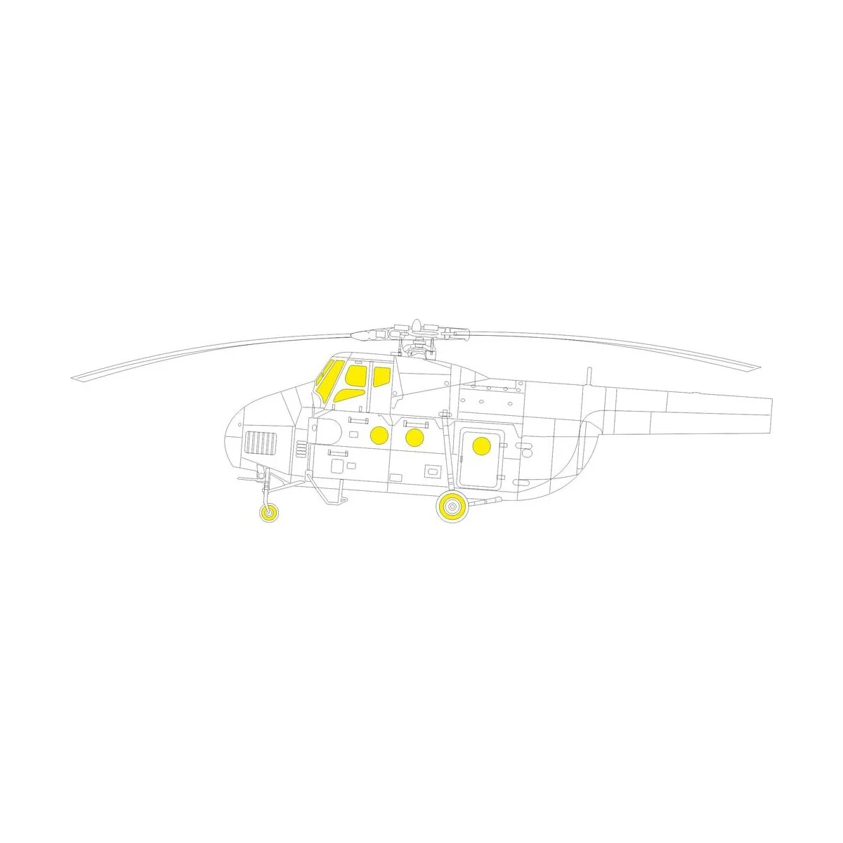 Mi-4A 1/48 TRUMPETER, 1/48 - Eduard Accessories EX960 Mi-4A 1/48 TRUMPETER, 1/48 - Eduard Accessories EX960