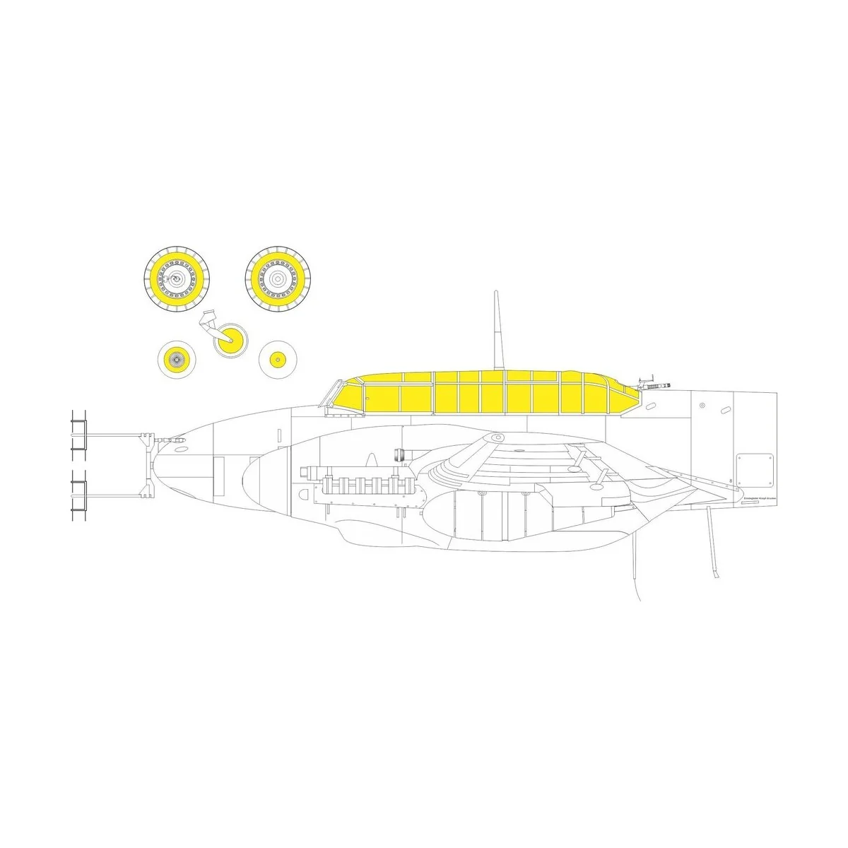 Bf 110G-4 Weekend 1/48 EDUARD - Eduard Accessories EX963
