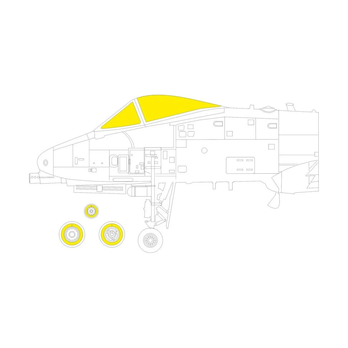 A-10C TFace 1/48 ACADEMY - Eduard Accessories EX964