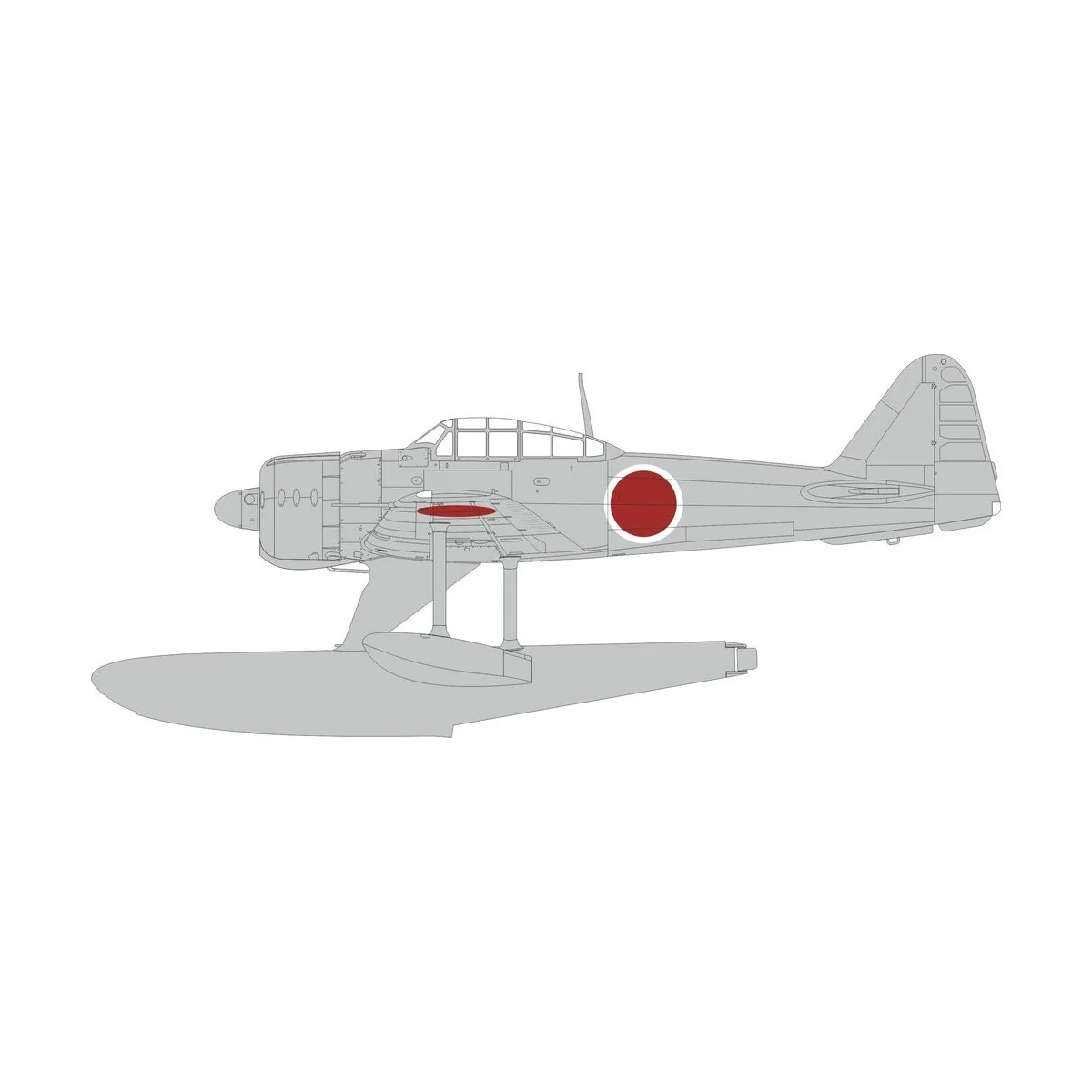 A6M2-N Rufe national insignia 1/48 EDUARD - Eduard Accessories EX969