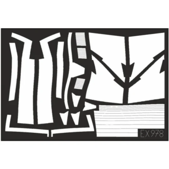 F-4G surface panels 1/48 MENG - Eduard Accessories EX978 F-4G surface panels 1/48 MENG - Eduard Accessories EX978