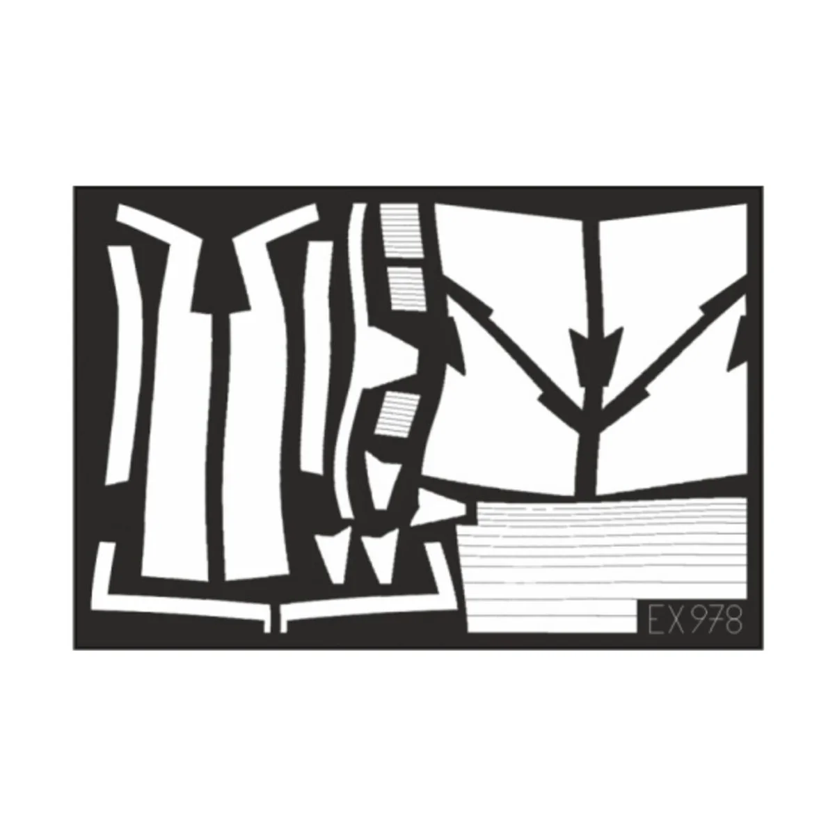 F-4G surface panels 1/48 MENG - Eduard Accessories EX978 F-4G surface panels 1/48 MENG - Eduard Accessories EX978